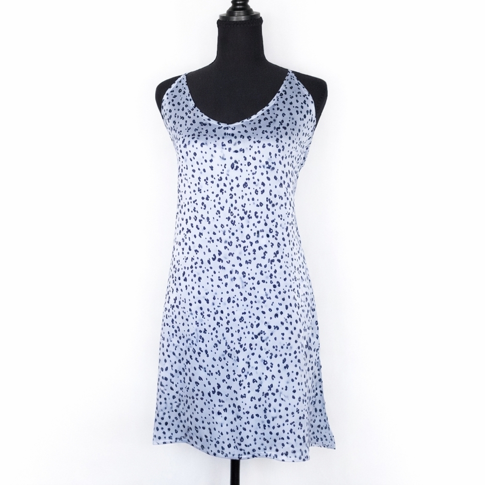 💤 Zenana Leopard Print Sleep Dress Nightgown Lounge Slip L
